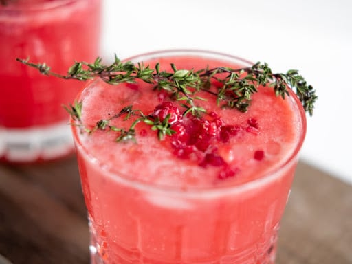 A healthy fruity mocktail